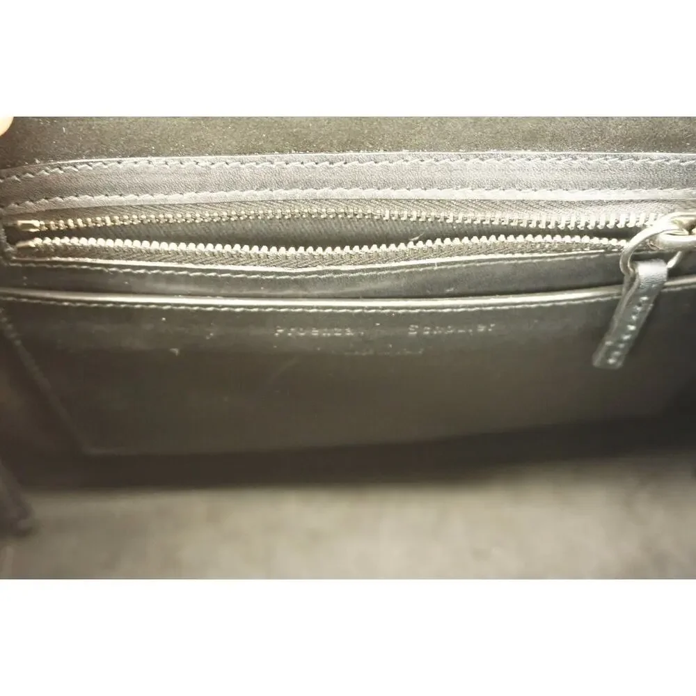 Proenza Schouler Black Leather Elliot Mini Shoulder Bag New Crossbody PS1